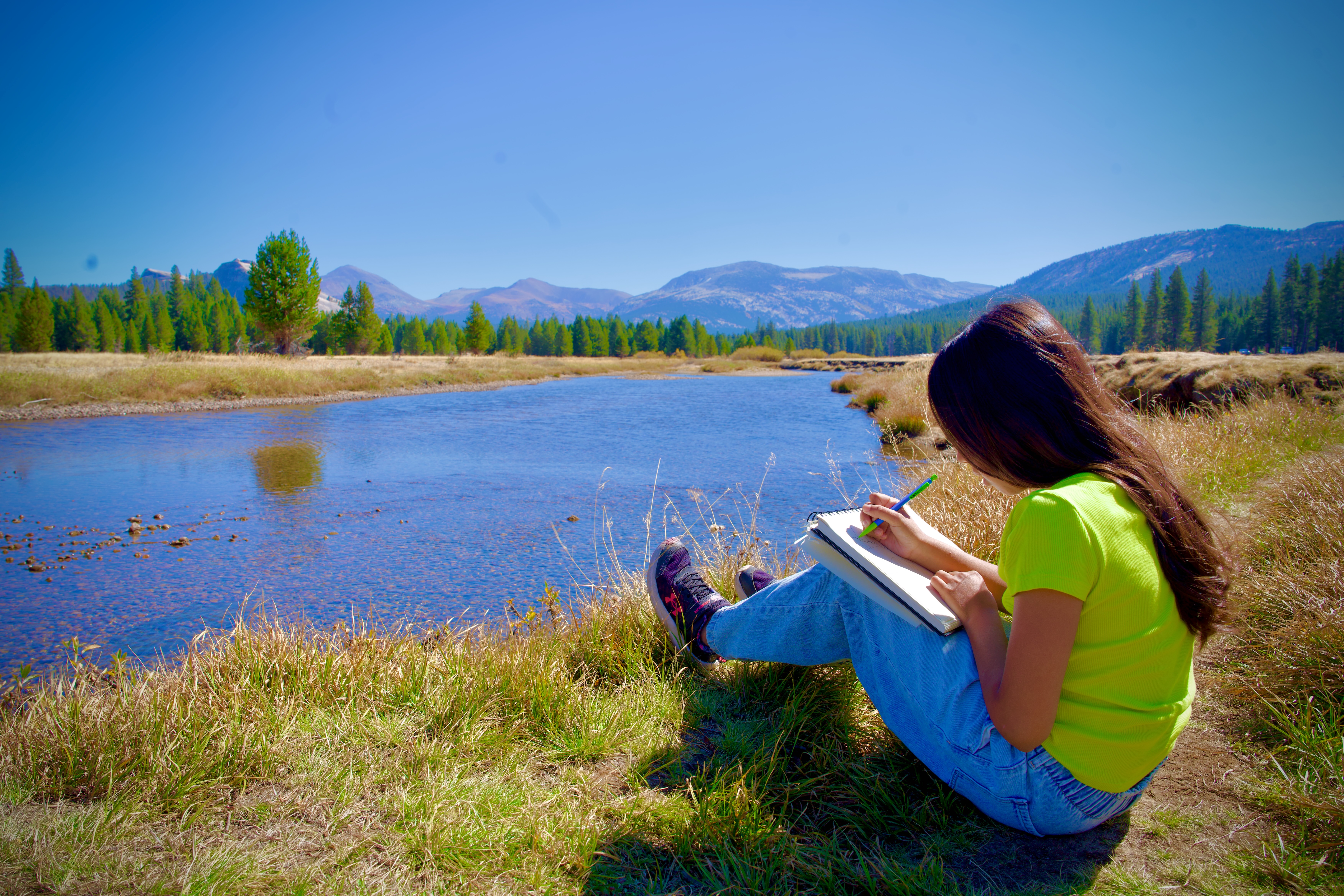 Sunset in the mountains