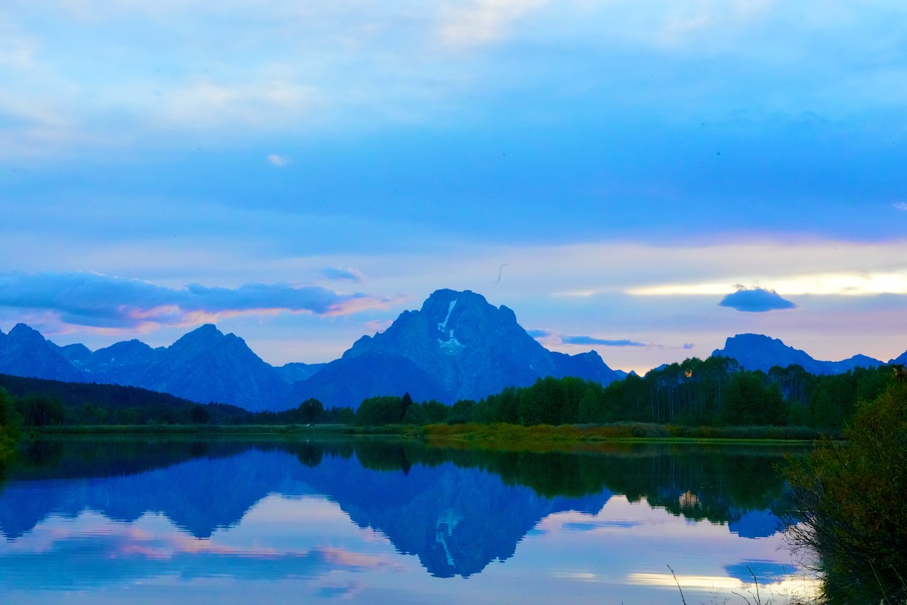 Sunset in the mountains